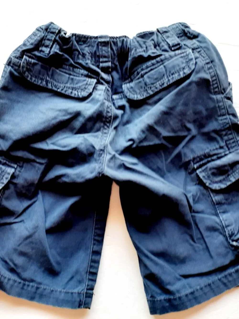 Children's Place Boys Shorts Cargo Navy Adjustable Waist 4T